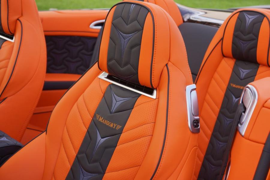 Детали интерьера Bentley Continental GTC by Mansory 2015 года  (фото 1 из 13)